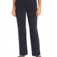 Calça feminina reta, coleção NY, azul, tamanho 31