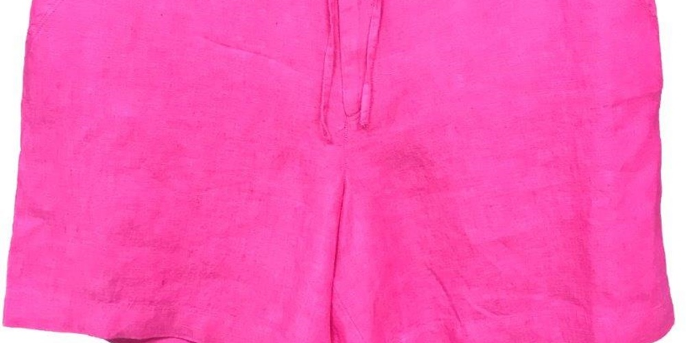 Shorts femininos Charter Club rosa tamanho extragrande