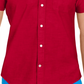 Camisa Tommy Hilfiger Wainwright Custom-Fit Solid Masculina Vermelha Tamanho X-G