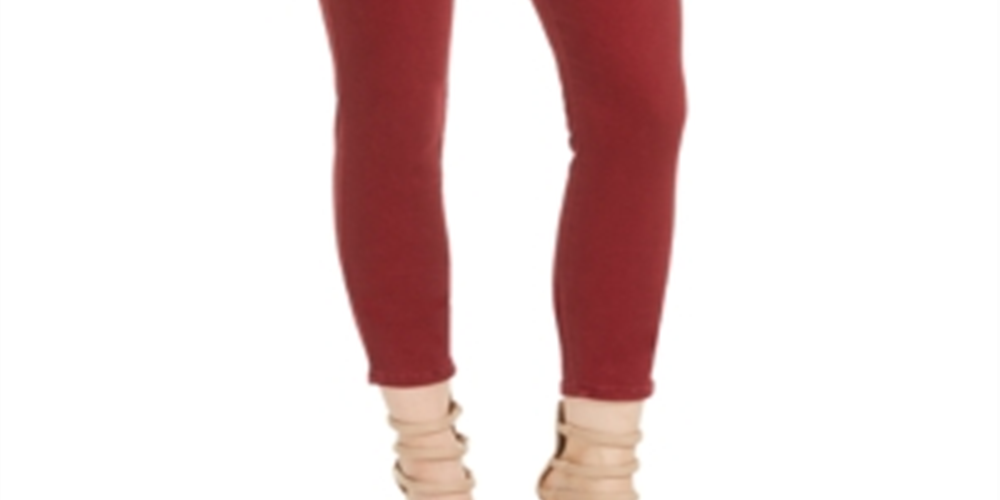 Calça jeans skinny Ellie de cintura alta feminina STS Blue, vermelha, tamanho 29