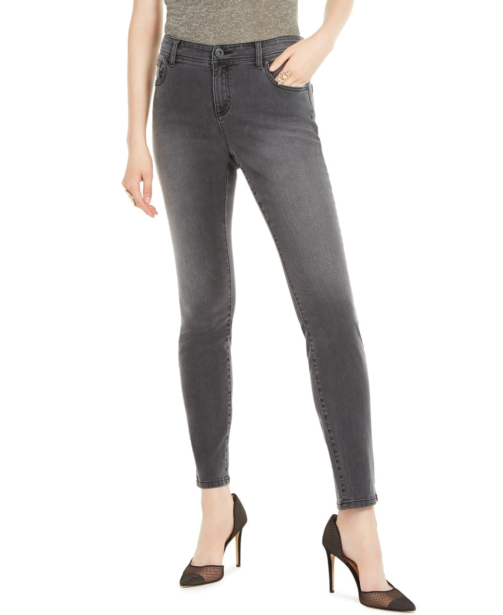 Calça jeans skinny feminina INC International Concepts Essentials preta, tamanho 10