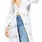 Cardigan feminino Sweetwater com ilhós e pompom Free People, branco, tamanho extrapequeno