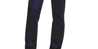 Calça Calvin Klein Masculina Slim Fit Autêntica de Cetim com Cinco Bolsos Cinza Tamanho 32X34