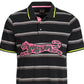 Camisa polo masculina Le Tigre Ellison Logo rosa tamanho médio
