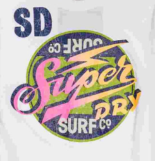 Camiseta masculina com estampa gráfica Superdry, tamanho natural, tamanho XX-G