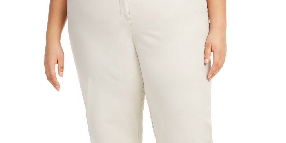 Calça Capri Plus Size Karen Scott Feminina Cinza Tamanho 20W