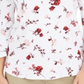 Camiseta feminina estampada de algodão pima Charter Club, branca, tamanho pequeno G