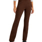 Calça Bootcut Feminina Style &amp; Co Comfort Waist Marrom Tamanho Petite M