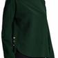 Blusa Ralph Lauren Feminina com Botões e Decote Canoa Verde Tamanho X-G