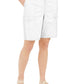 Shorts feminino Karen Scott com bolso frontal, tamanho natural 6