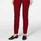 Calça feminina Charter Club Petite Pull-On Ponte-Knit Vinho Tamanho 6 P