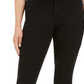 Calças jegging femininas de cintura alta e ajuste curvilíneo, pretas, tamanho 6, da Style &amp; Co