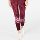 Leggings Tie-Dyed Femininas Ideology Vermelhas Tamanho X-S