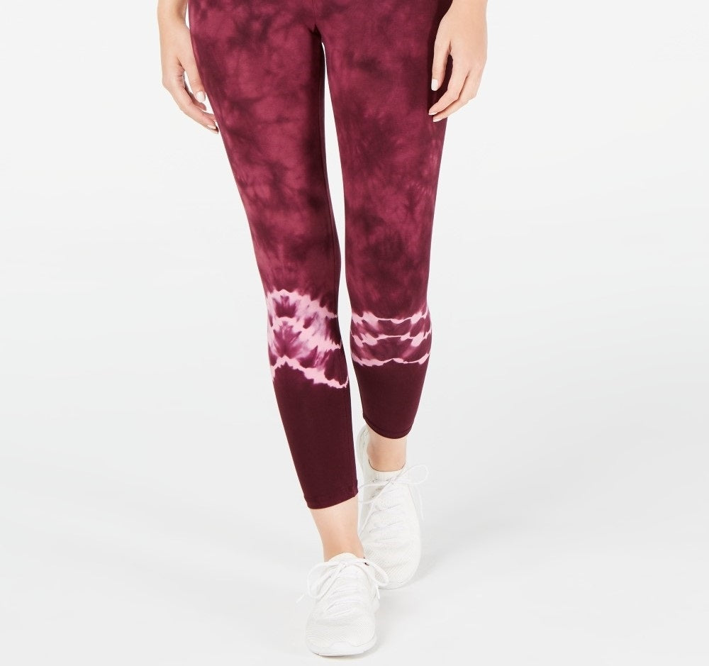 Leggings Tie-Dyed Femininas Ideology Vermelhas Tamanho X-S