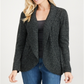 Karen Scott Cardigan Cocoon Feminino Preto Tamanho Médio