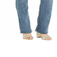 Calça jeans feminina Suki de cintura média, ajuste curvilíneo, slim bootcut, azul, tamanho 24x33, da Silver Jeans Co.