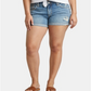 Shorts jeans desgastado estilo boyfriend feminino da Silver Jeans Co., azul, tamanho 20