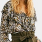 Calça feminina Splendor In The Grass Paperbag cintura verde tamanho 0 da Free People