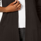 Karen Scott Cardigan Feminino Frente Aberta Marrom Tamanho XS