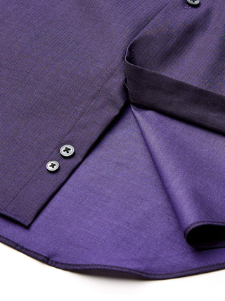 Camisa social masculina Calvin Klein manga comprida roxa tamanho 17,5 x 36 x 37