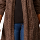 Karen Scott Cardigan Duster Feminino Marrom Tamanho Pequeno P/M