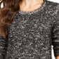 Suéter feminino com cílios mesclados Style &amp; Co, preto, tamanho pequeno
