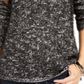 Suéter feminino com cílios mesclados Style &amp; Co, preto, tamanho pequeno