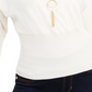 Thalia Sodi Blusa Feminina Manga Dolman Branca Tamanho X-G