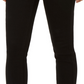 Calça jeans skinny feminina Style &amp; Co, cintura alta, preta, tamanho 14