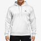 Moletom com capuz Adidas Team Issue Fleece Masculino Branco Tamanho Médio