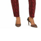 Calça jeans skinny feminina INC International Concepts Essential Snake Print Crimson Snake tamanho 0