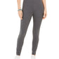 Leggings femininas de cintura alta estilo &amp; co, tamanho PP, cinza