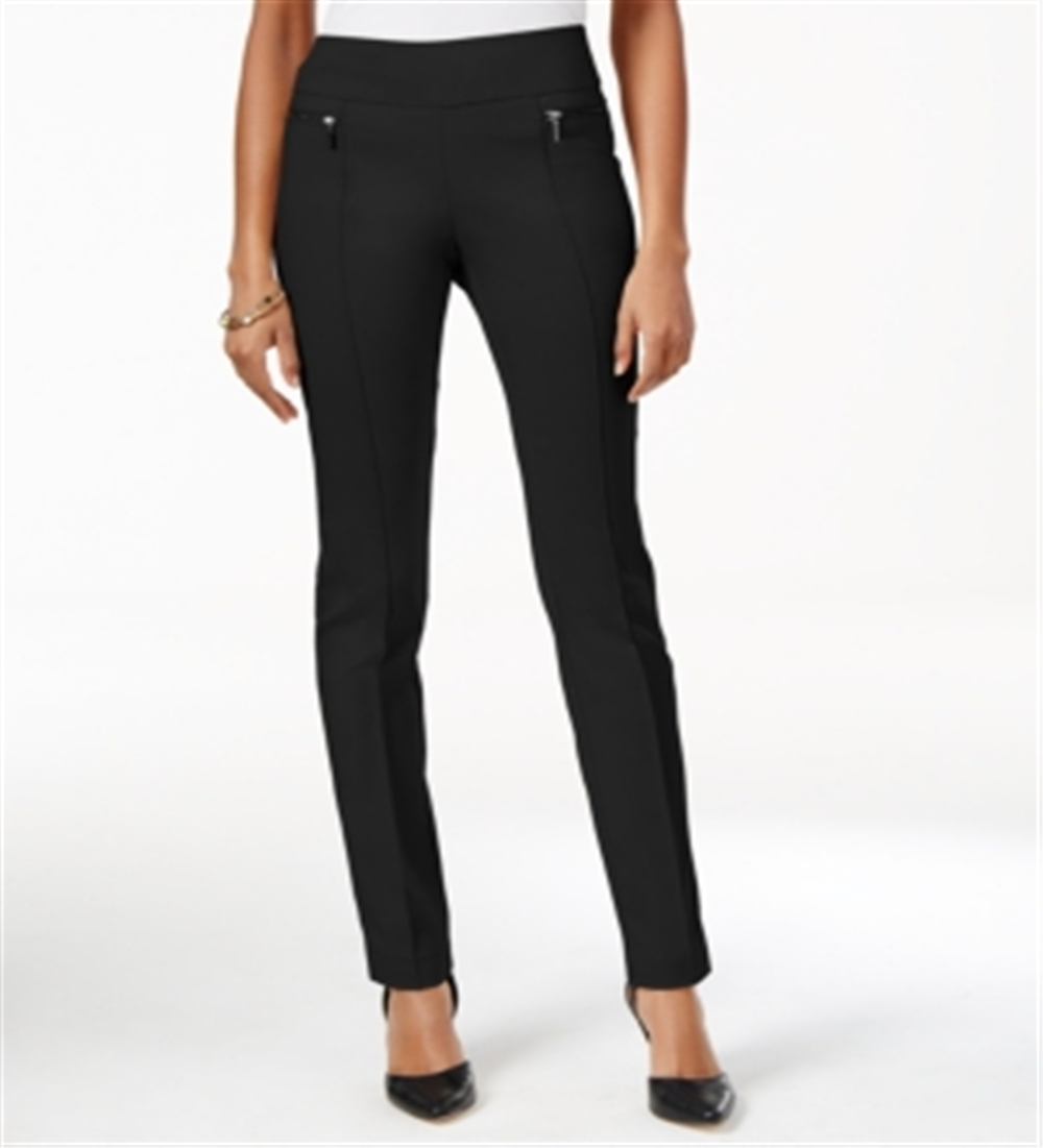 Calça skinny feminina SeaPull on da Style &amp; Co, preta, tamanho pequeno P