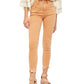 Calça jeans skinny infantil Camel Wild da Free People, tamanho 26, marrom camelo