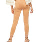 Calça jeans skinny infantil Camel Wild da Free People, tamanho 26, marrom camelo