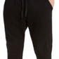 Calça de moletom masculina G-Star Raw confortável casual preta tamanho XX-G