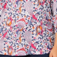Charter Club Plus Cotton Printed Feminino Manga 3/4 Top Verde Vários Tamanhos 3X