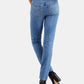 Calça jeans skinny desfiada Levi's feminina, azul, tamanho 29x28