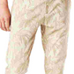 Calça Chino Dockers Masculina Slim Fit Smart 360 Flex Stretch Cropped com Estampa de Folhas Brancas Tamanho 32X30