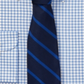 Camisa social masculina Ralph Lauren xadrez de algodão azul tamanho 14,5 x 32-33