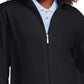 Jaqueta feminina Karen Scott Sport French Terry com acabamento em fita, preta, tamanho X-S