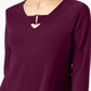 Túnica Alfani Feminina com Detalhe de Fivela Merlot Tamanho Pequeno P/M