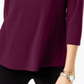 Túnica Alfani Feminina com Detalhe de Fivela Merlot Tamanho Pequeno P/M