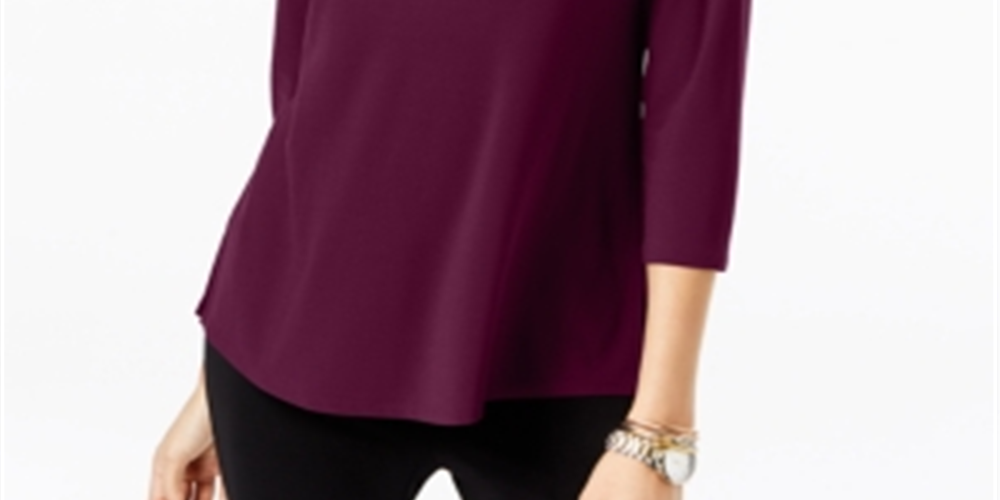 Túnica Alfani Feminina com Detalhe de Fivela Merlot Tamanho Pequeno P/M