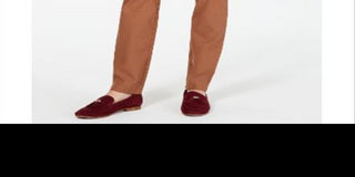 Charter Club Women's Cambridge Skinny Pull on Tummy Control Pants Brown Size 8