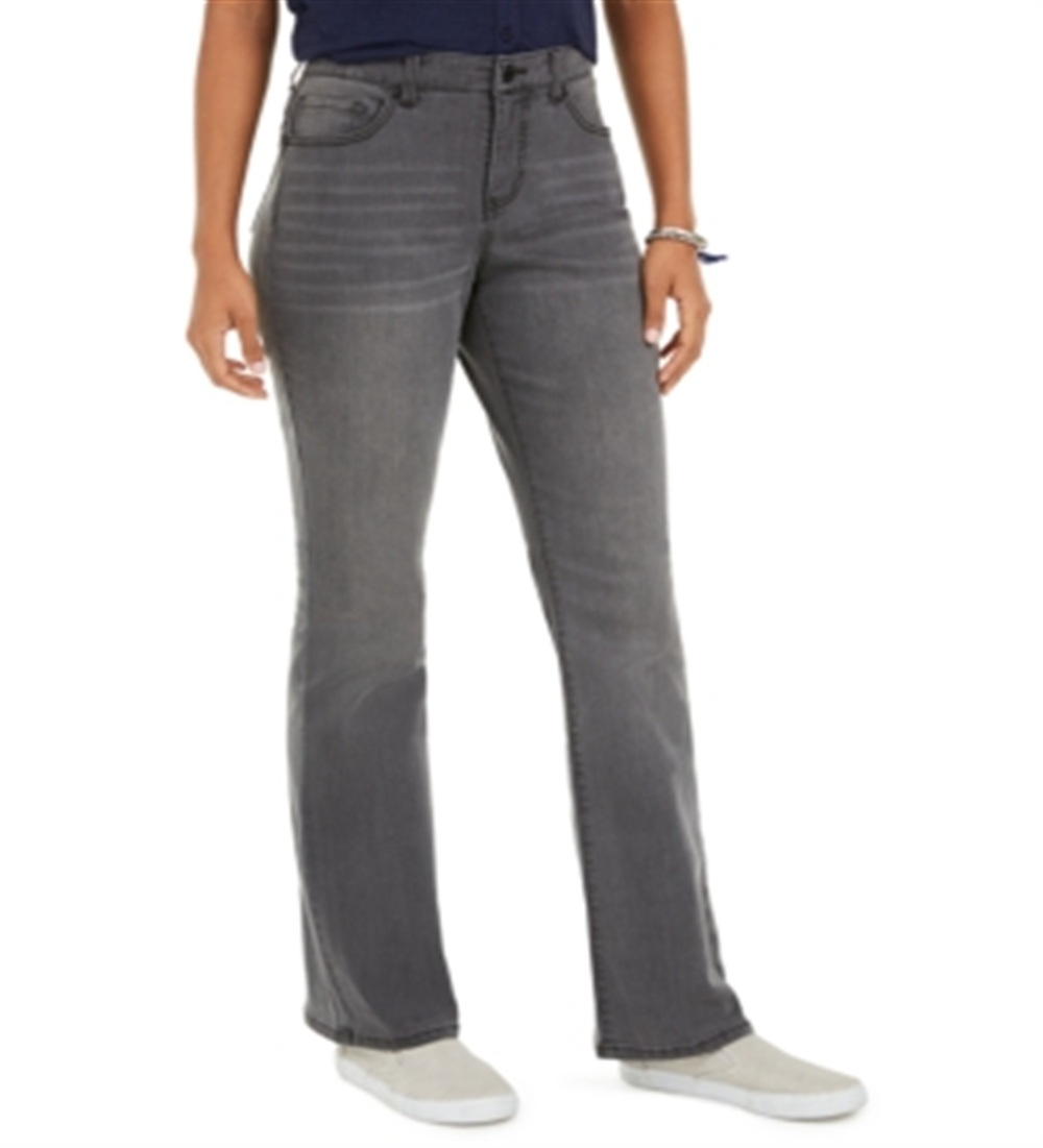 Calça jeans feminina Power Sculpt Boot Cut, preta, tamanho 14, da Style &amp; Co