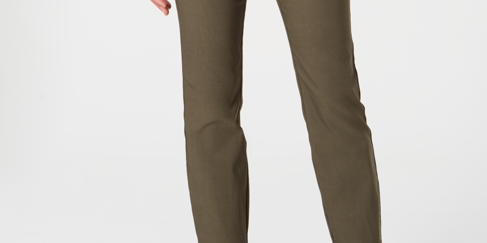Calça Chelsea Tummy Control Feminina Charter Club Verde Tamanho 6 Petite