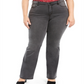 Jeans feminino Plus Power Sculpt Bootcut da Style &amp; Co, preto, tamanho 14W