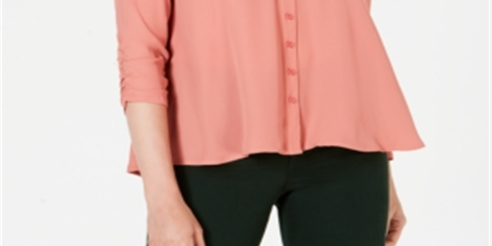 Top curto estilo feminino estilo &amp; co, laranja, tamanho grande