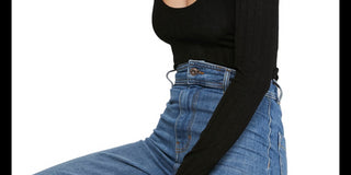 Camisa feminina Lucky You com decote redondo, tamanho grande, azul, da Free People